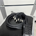 Pro-snake 8-voudige Stagemulti XLR 10m Pro-snake 8-voudige Stagemulti XLR 10m